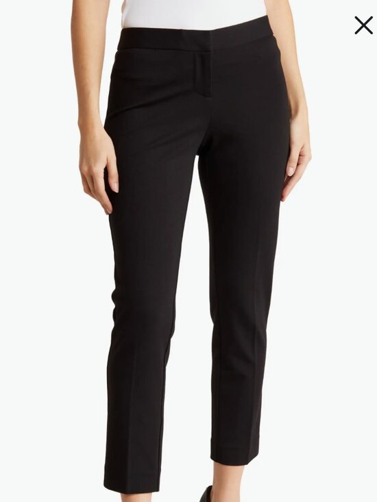 Amanda & Chelsea Pants - Amanda & Chelsea Alex Pointe Knit Black Trousers